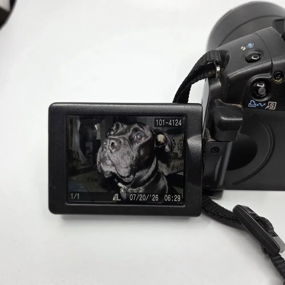Canon PowerShot S5 IS 8MP 12x Camera LA-DC58E Adapter UV Filter Tested/Working